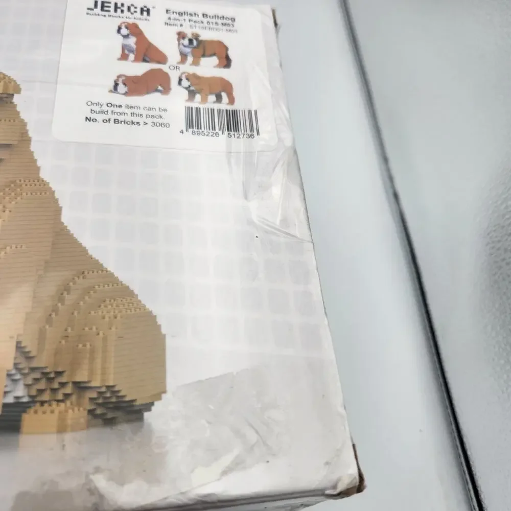 Jecka Building Blocks for Kidults English Bulldog #ST19EBD01-M03 14+ 3060 Pcs